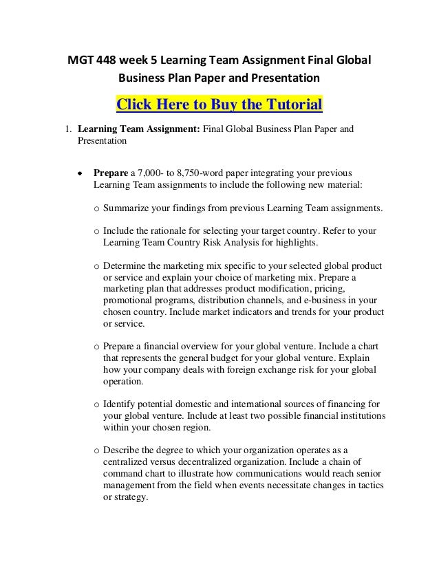 executive summary international marketing plan global marketing report example